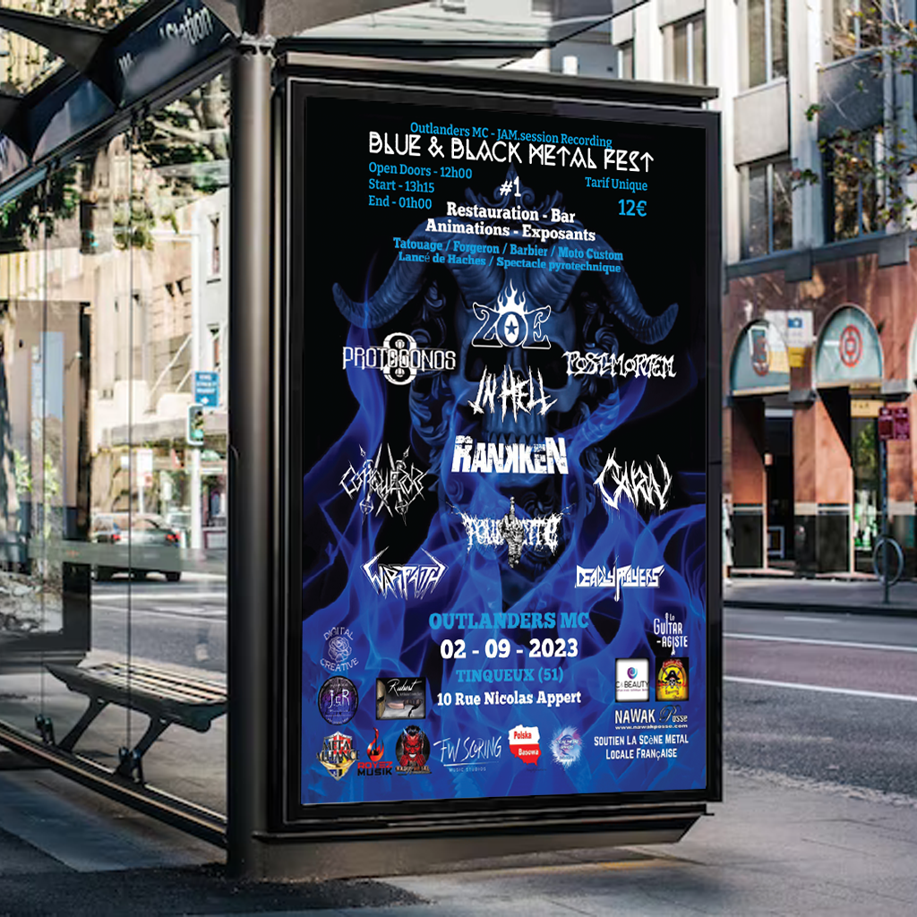 Affiche festival musique